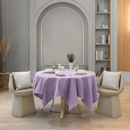 Скатерть рогожка "Волшебная Ночь" / Глициния