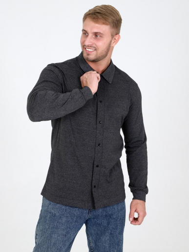 Мужская рубашка Роки / антрацит
