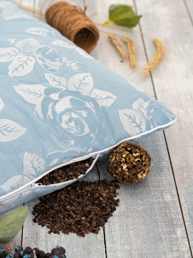 Подушка с гречневой лузгой арт.PG50