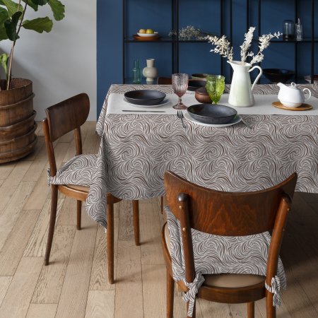 Скатерть рогожка "Волшебная Ночь" / Файбер