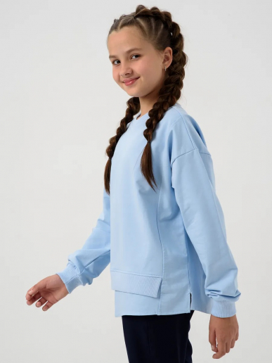Детская толстовка "Мила" / Голубой
