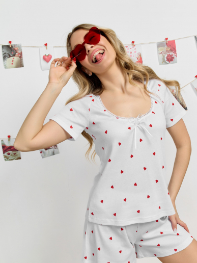 Женская пижама Верса-3 / белый