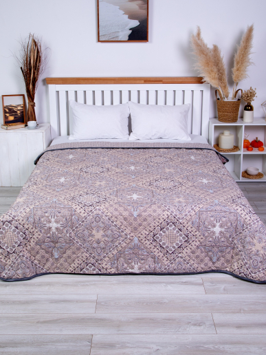 Одеяло-покрывало поплин лен 300 гр/м2