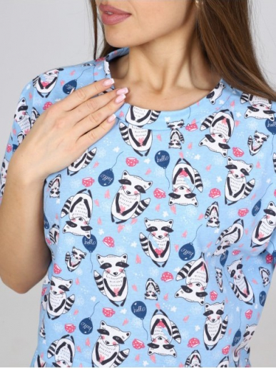 Женская пижама П-124.10 / Еноты