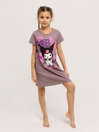 Детская сорочка "Kuromi" арт. дк314кф / Кофе