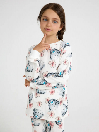 Детская пижама с брюками "Утро" / Мишка Тедди