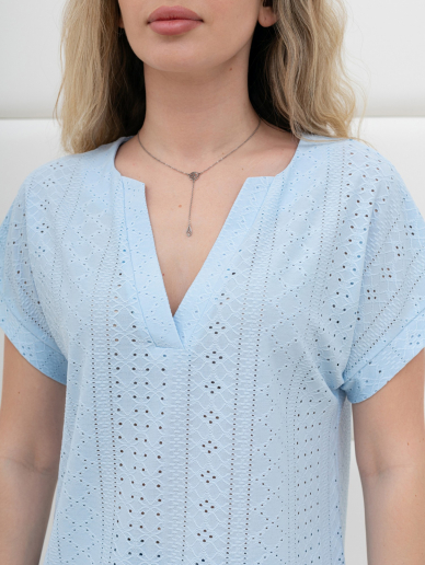 Женская блузка Дис БЛ-043 / голубой