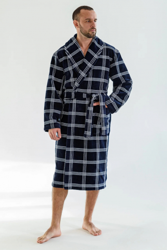 Мужской халат "Спенсер-2" 2200-М / Синий