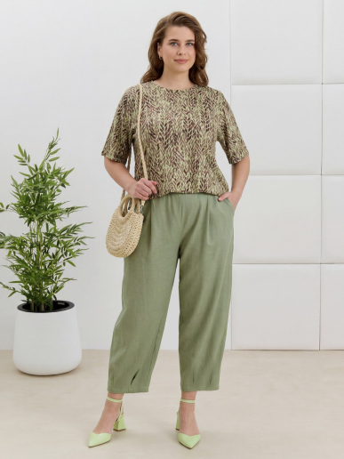 Женские брюки Габриэлла Б-072 / хаки