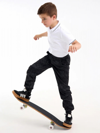 Детские брюки "Конструктор" / Черный винтаж