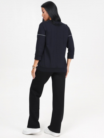 Женский свитшот Николет / темно-синий