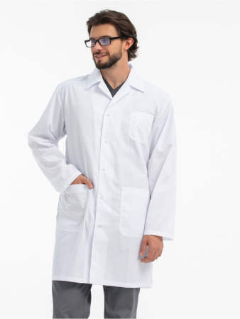 Халат медицинский мужской 65.0 / Белый