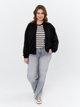 Женский бомбер Нео-1 БО-004 / чёрный