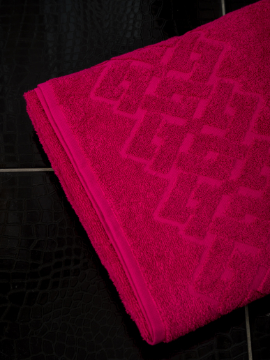 Полотенце махровое Донецкая Мануфактура Baldric / Фуксия