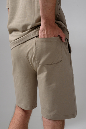 Мужской костюм с шортами 14486 / мокко