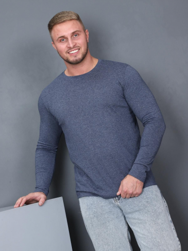 Мужской лонгслив Рейнир / индиго