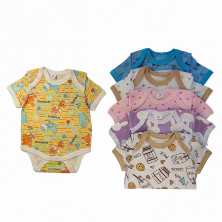 Детское боди переходящее плечо Б-102-КП