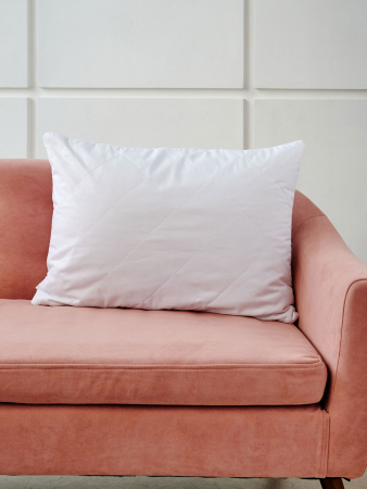 Наперник микрофибра стеганный на молнии 50x70