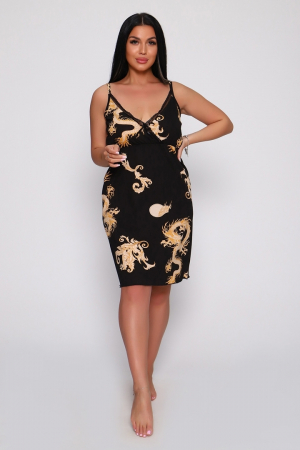 Женская сорочка Мемуары гейши 730 / Черный