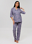 Женский костюм К-132(К) / Серый (сердечки)