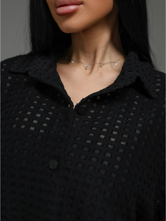 Женская рубашка Стелла / Черный