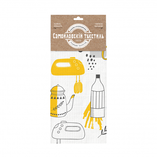 Набор вафельных полотенец "Самойловский Текстиль"  Посуда полотенца