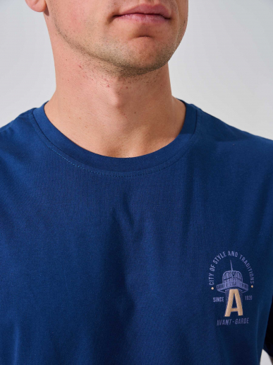 Мужская пижама "Авангард" 2390-К/Ф / Синий