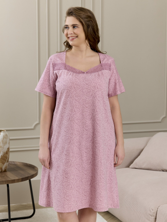 Женская сорочка Мадера-3 НС-643 / сухая роза