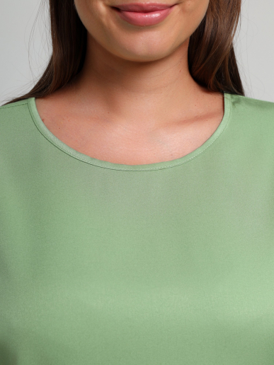 Женская блузка Летний драйв-4 / зеленый