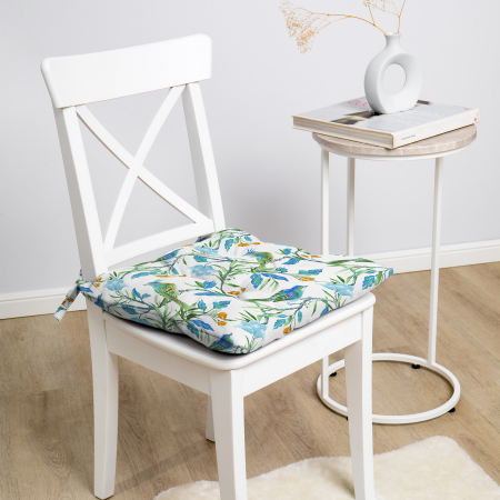 Подушка для стула "Самойловский текстиль" с тафтингом 40/40 Квезаль