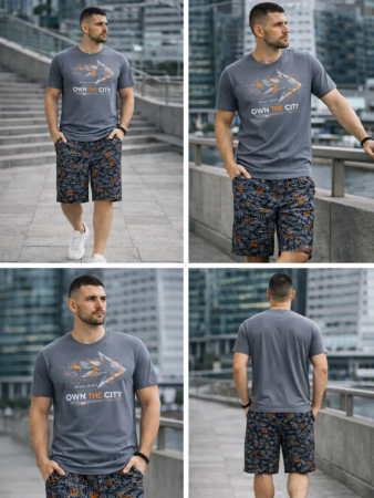 Мужской костюм "Координаты" арт.мк1306