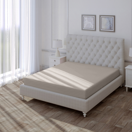 Простыня "Волшебная Ночь" на резинке / Coffee cream