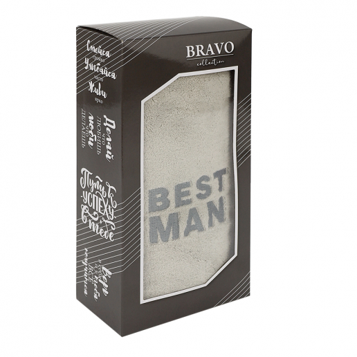 Полотенце НВ Азарт м9008_11 S / Серый