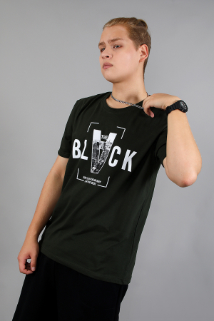 Мужская футболка 88148 / хаки