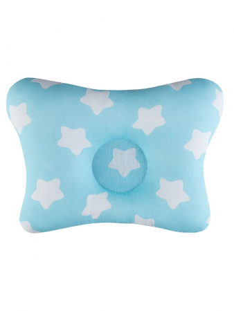 Подушка малютка "Белые пряники на голубом"