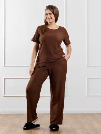 Женские брюки Рената-2 / коричневый