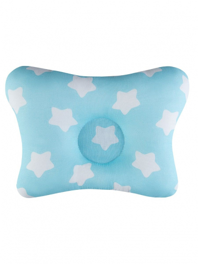Подушка малютка "Белые пряники на голубом"