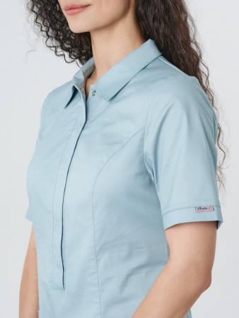 Платье медицинское женское 235.0 / Серо-голубой