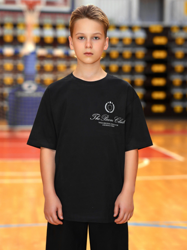 Футболка для мальчика Успех-8 / черный