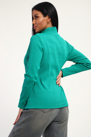 Женская водолазка 74721 / морская волна