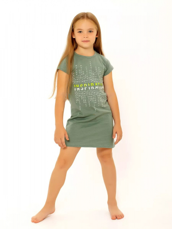 Детская сорочка "Идея" / Хаки арт. дк277хк