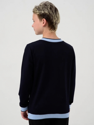 Детская толстовка "Гимназист" / Темно-синий, голубой