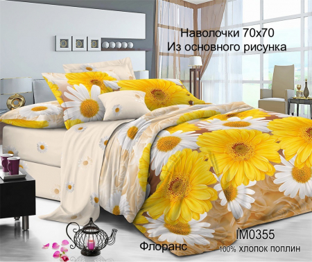 Постельное белье поплин Иваново / Флоранс