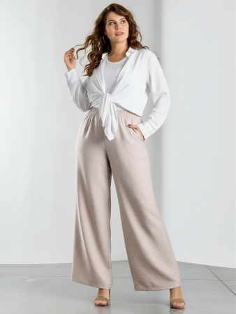 Женские брюки "Женский каприз-2" / бежевый