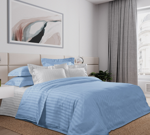 Постельное белье страйп-сатин ТМ Legends / Регата