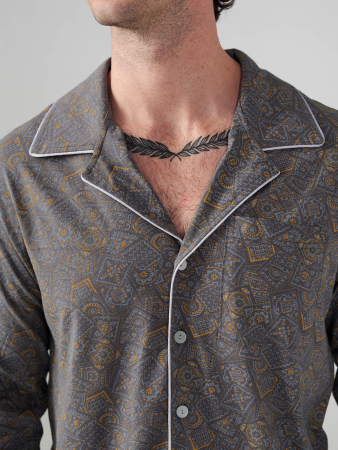 Мужская пижама "Династия" (классическая) 2404-К / Серый