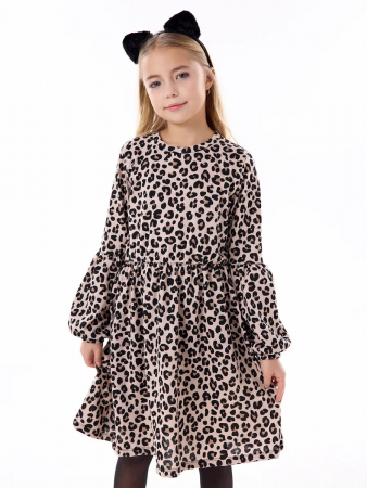Детское платье "Фея" / Леопард