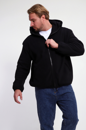 Мужское худи 36992 / черный