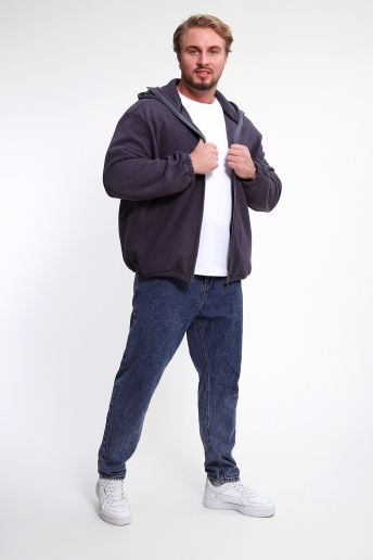 Мужское худи 36992 / серый