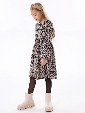 Детское платье "Фея" / Леопард